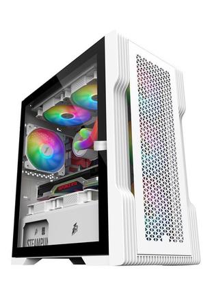 Корпус 1stplayer t3-4f1-w-wh white без бж