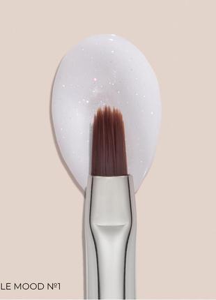 Акрилгель kodi easy duo gel sparkle mood 30 мл №01 (молочный с мерцанием)