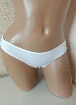 Хволочные женские трусики белый 2хs, хs, s. жемчужное трусы 7077