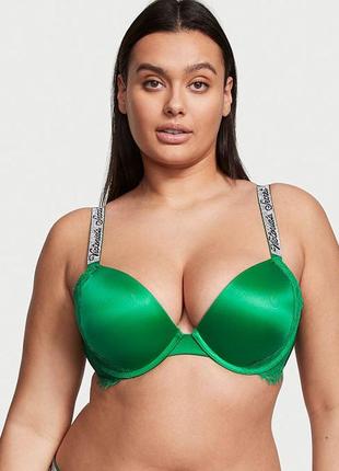 Бюстгальтер с кружевом и стразами victoria's secret