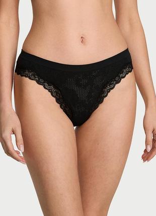 Женские трусики тонг victoria's secret с кружевом