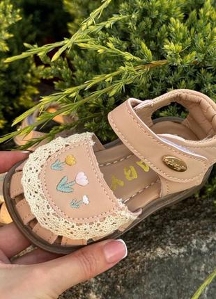 Босоножки для девочки для самых маленьких экокожа