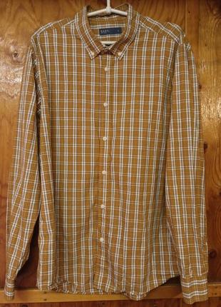 Рубашка в клетку мужская easy, l
