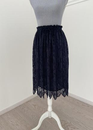 Гипюровая юбка zara