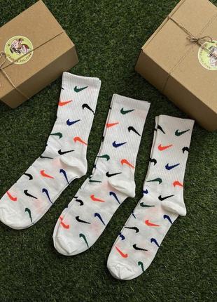 Високі носки | шкарпетки nike монограм