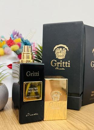 Оригінал флакон пустий dr. gritti you're so vain парфум оригинальный пустой флакон