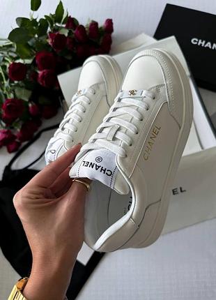 Женские кроссовки low top white sneakers