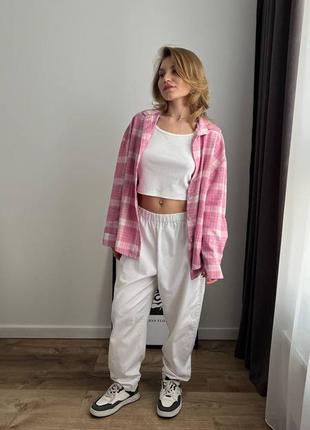 Рубашка oversized в клетку