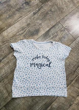 Футболка девочке, primark, р. 92-98, 2-3 года