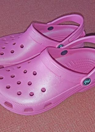 Crocs - чудові шльопанці американського бренду, розмір m3/w5 (стопа 22,8 см)