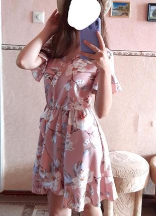 Летнее мини платье