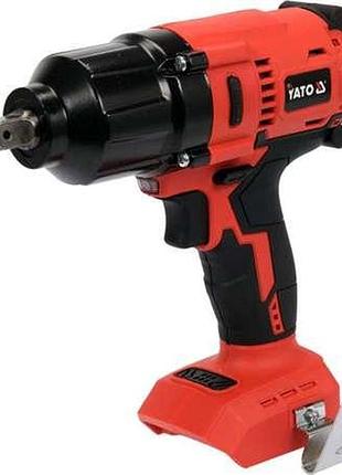 Гайковерт ударний акумуляторний безщітковий 1/2" 18в (без акумулятора) yato yt-828061