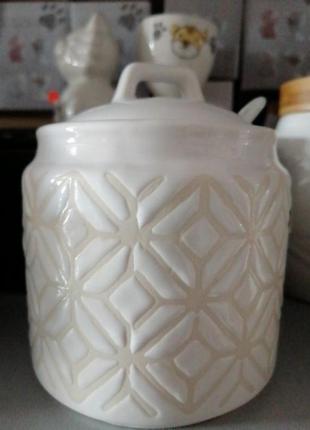 Сахарница с ложкой maestro mr-20033-094 фото