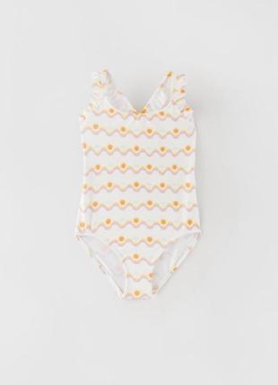 Детский слитный купальник зара zara 6668/530