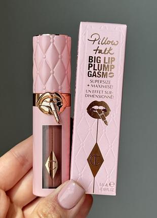 Блиск - плампер  для губ Blesk kiko Milano big lip plumpgasm plumping lip gloss - fair/medium