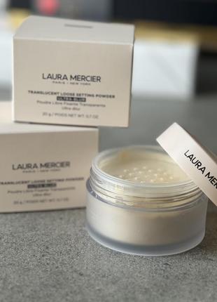 Розгладжуюча пудра laura mercier loose powder ultra blur відтінок translucent,  20 гр