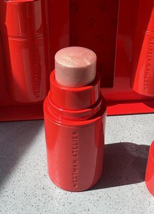 Кремовий хайлайтер westman atelier lit up cream highlighter stick - відтінок nectar, 2.5 гр (без коробки, з набору)