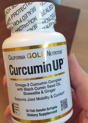 Curcuminup комплекс куркумін і омега 3, куркума, сша, 30 капсул
