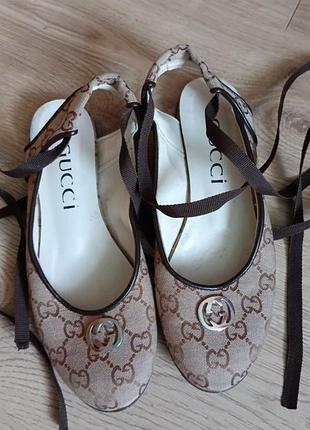 Балетки жіночі туфлі gucci вінтажні