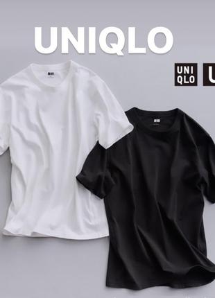 Базові футболки uniqlo u біла, чорна