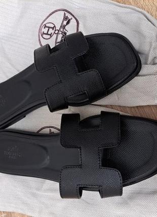 Шльопанці в стилі hermes3 фото