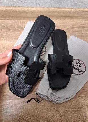 Шльопанці в стилі hermes7 фото