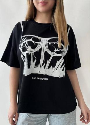 Жіноча футболка оверсайз xs, s, m