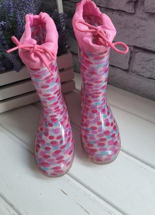 Резиновые сапоги резиновики с подсветкой lico 31 размер