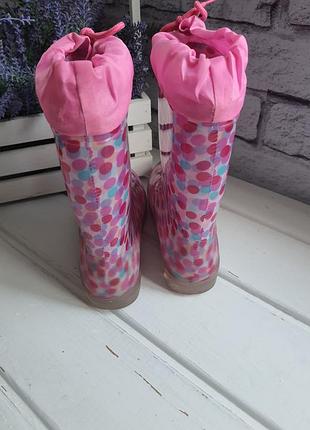 Резиновые сапоги резиновики с подсветкой lico 31 размер