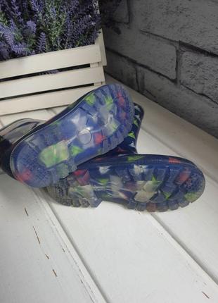 Гумові чоботи гумовики з підсвіткою funny kids 29 розмір