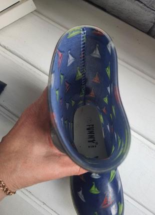 Гумові чоботи гумовики з підсвіткою funny kids 29 розмір