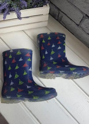 Гумові чоботи гумовики з підсвіткою funny kids 29 розмір