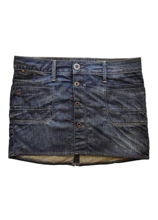 Джинсовая юбка g-star raw