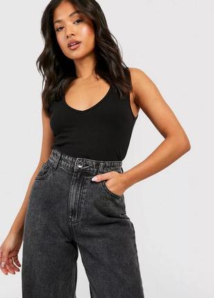 Жіночий боді. чорний. розмір uk10. boohoo