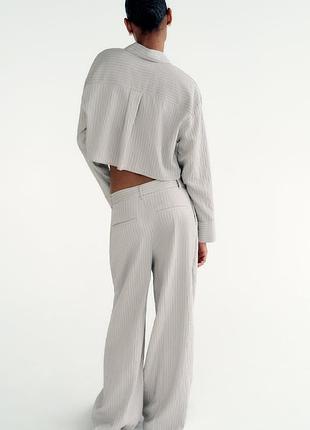 Штани брюки з защіпами zara палаццо2 фото