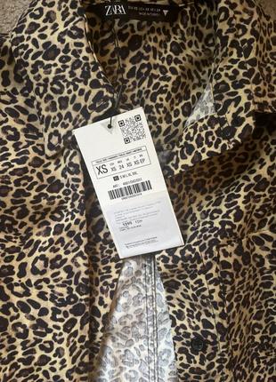 Леопардова сорочка zara