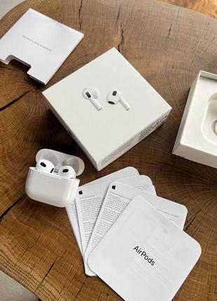 Преміум якість • безпровідні bluetooth навушники в стилі apple airpods 3 full • чохол в подарунок!8 фото