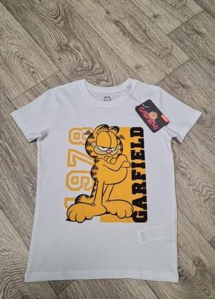 Футболки с принтом garfield