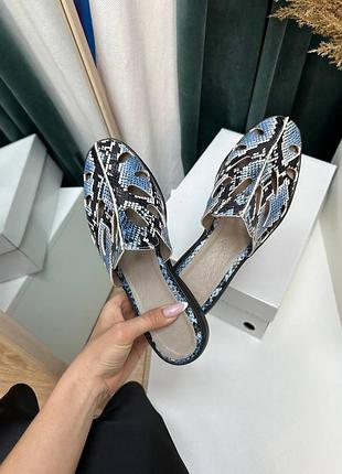 Кожаные оригинальные мюли сабо клоги