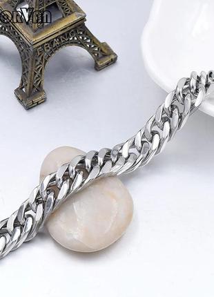 Браслет  из нержавеющей стали moorvan  8 мм  длинна 20 см6 фото