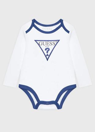 Детский набор guess unisex soft chenille logo 3 piece set5 фото