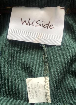 Широкие вельветовые брюки