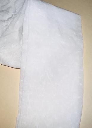 Колготи капронові  🌈 білого з принтом 20 den  розмір: 128/1342 фото