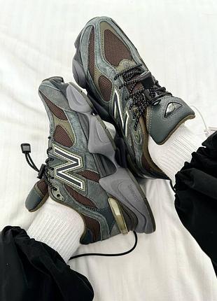 Жіночі кросівки new balance 9060 “blacktop & dark moss” premium
