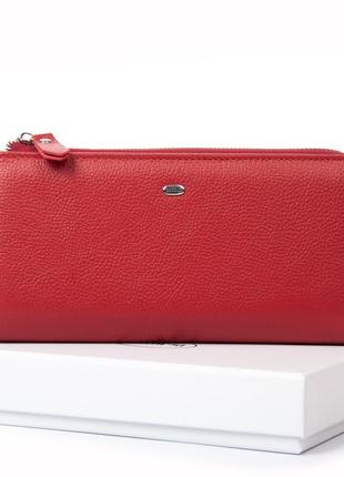 Гаманець шкіряний жіночий classic dr. bond wn-23-21 red