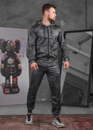 Костюм спортивный летний stone island x new balance grey! костюм спортивное мужское лето!хит!