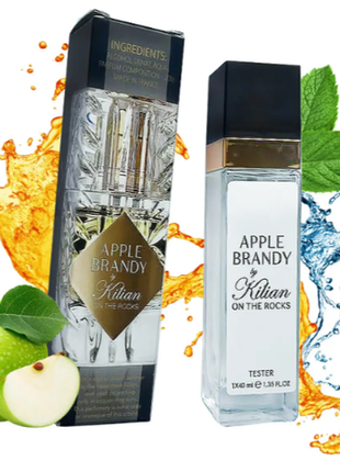 Kilian apple brandy on the rocks