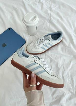 Кожаные кроссовки adidas samba