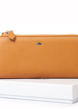 Гаманець шкіряний жіночий classic dr. bond wn-23-21 yellow