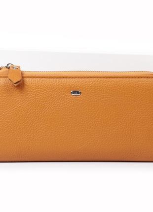 Гаманець шкіряний жіночий classic dr. bond wn-23-21 yellow2 фото
